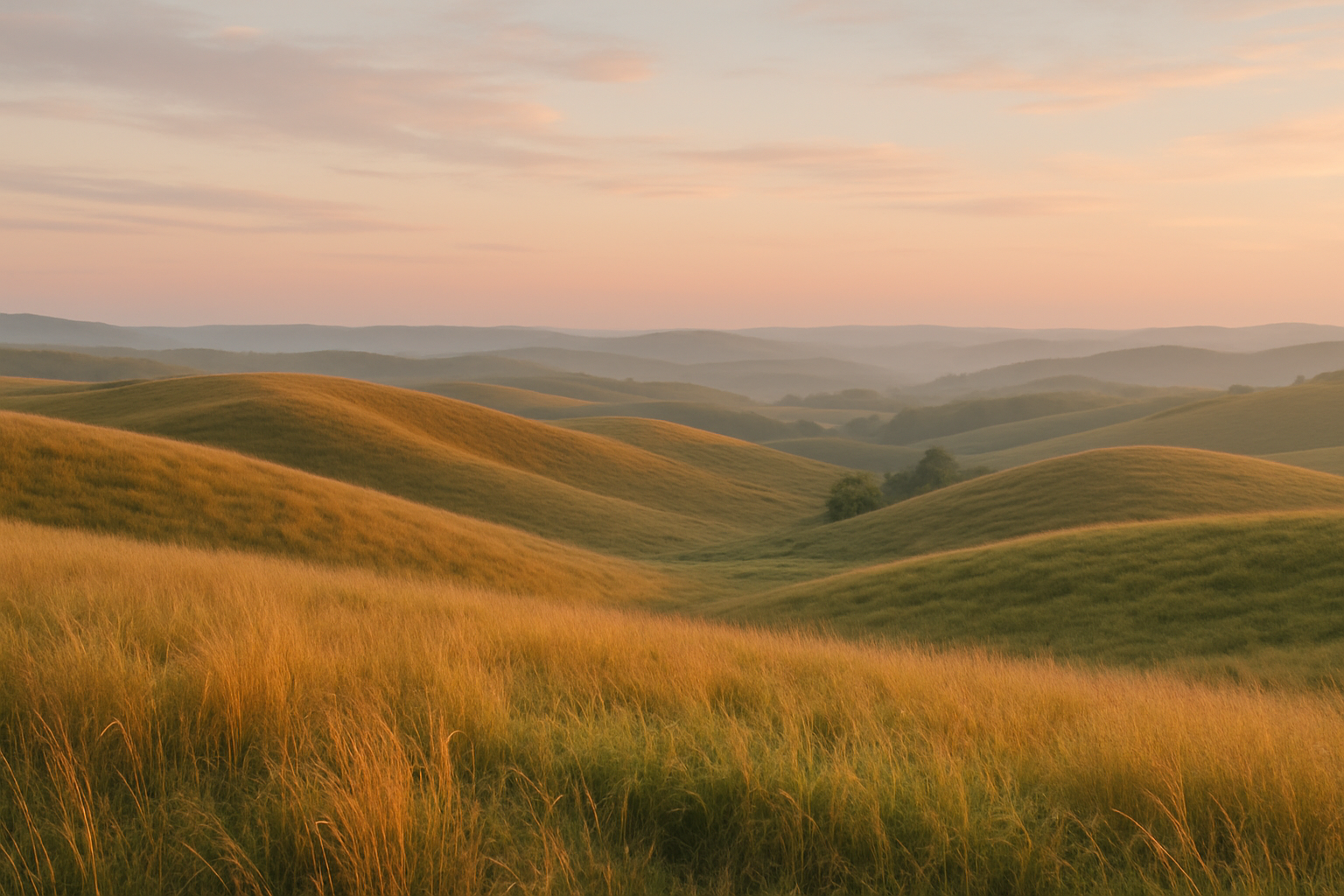 Kentucky rolling hills landscape